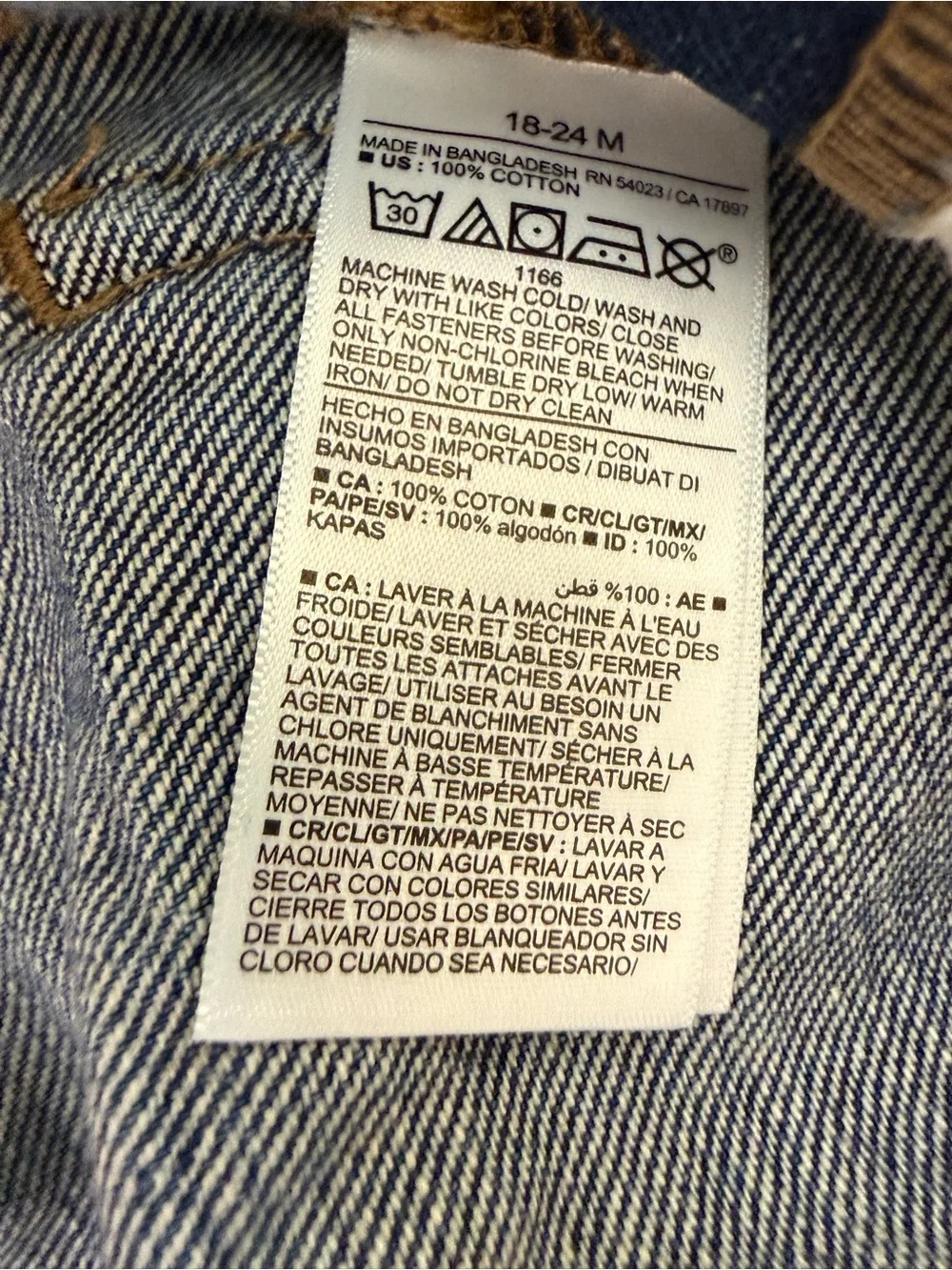 Old Navy Workwear Denim Carpenter Overalls Baby 18-24M